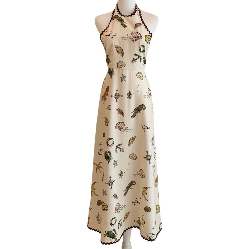 Alemais Printed halterneck maxi dress - Picture 9 of 10